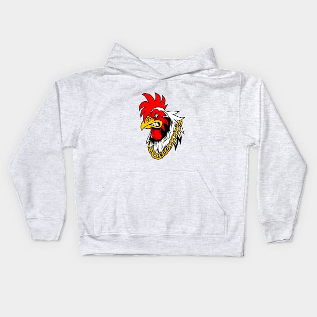 ROOSTER Kids Hoodie by damarhere